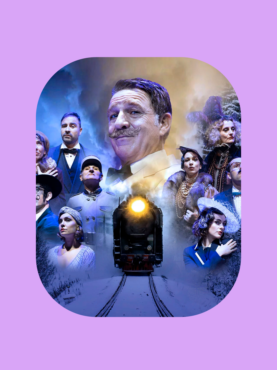 Imagen del cartel de la obra de teatro "Asesinato en el Orient Espress" en Ceuta