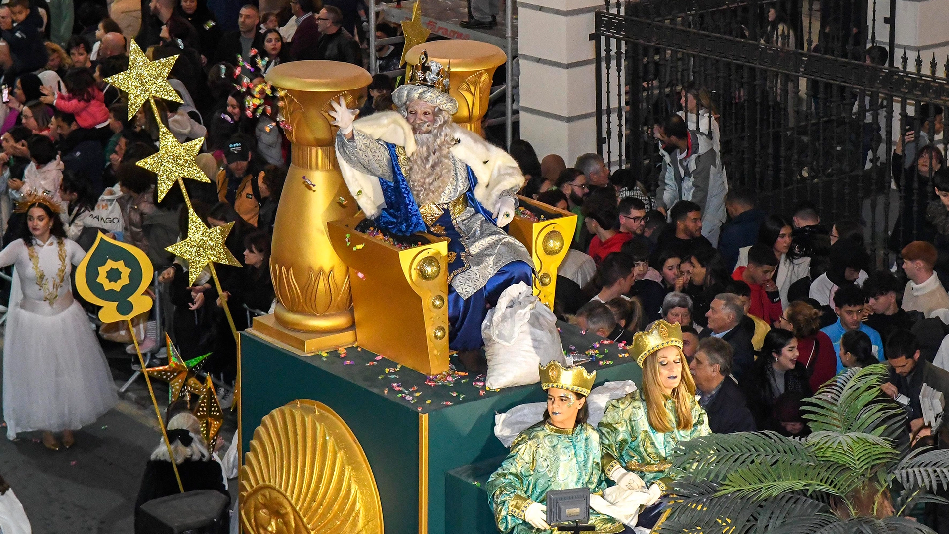 Imagen de la cabalgata de reyes 2025 en Ceuta