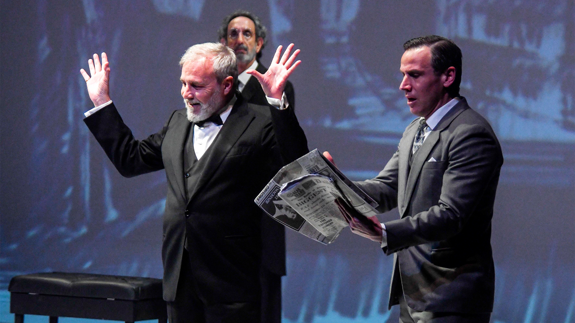 Imagen de la obra de teatro Testigo de Cargo el pasado 7 de febrero en Ceuta