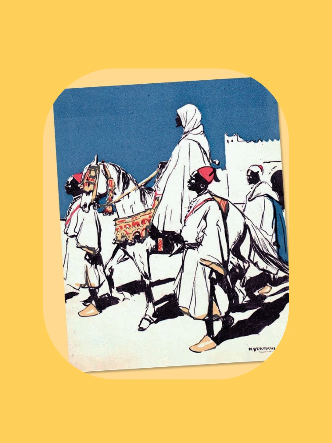 Imagen del Cartel de la Exposición fotográfica Estampas marroquíes.