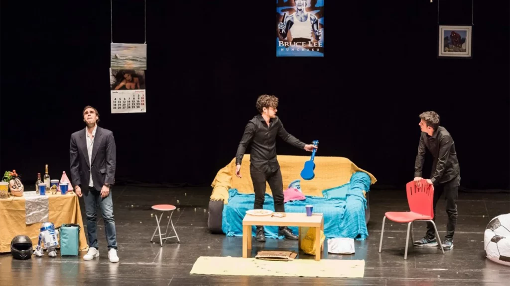 Imagen de la obra de teatro "Donde mueren las palabras"