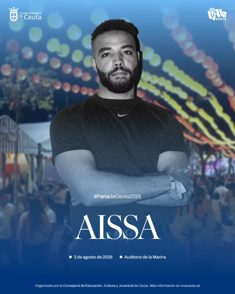 Imagen del cartel de AISSA de la Feria de Ceuta 2026