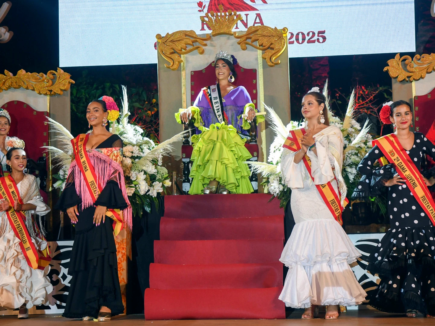 Imagen del concurso de las Reinas de las Fiestas Patronales de Ceuta 2025