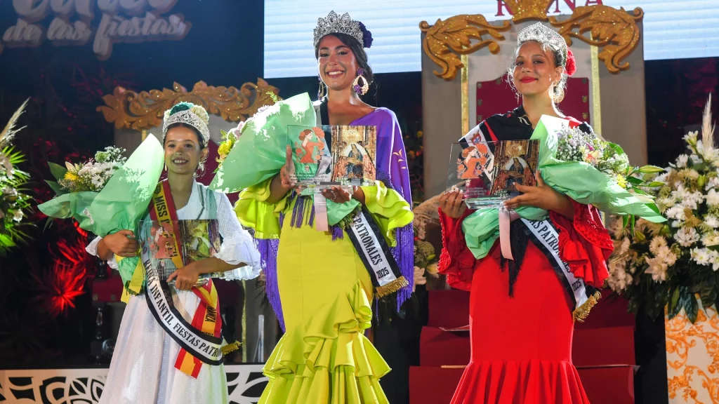 Imagen del concurso de las Reinas de las Fiestas Patronales de Ceuta 2025