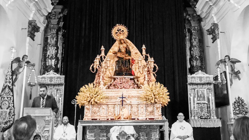 Imagen de la virgen de africa