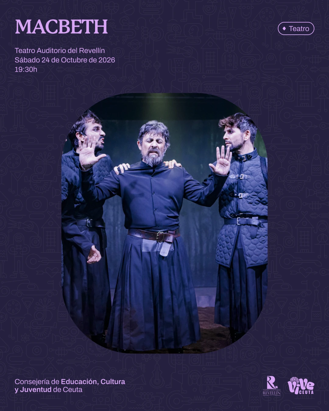 Imagen del cartel de la obra de teatro MACBETH